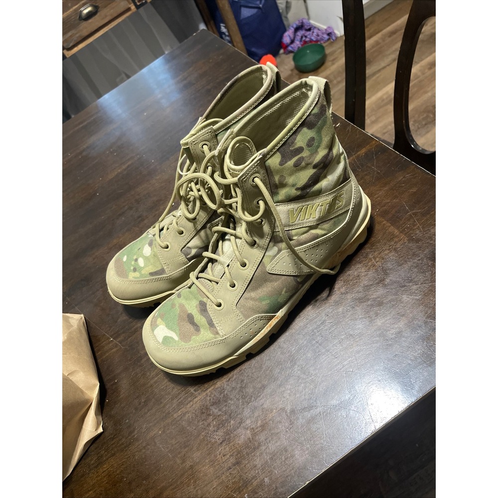 Viktos Mens Size 12 Multicam Johnny Combat MC Tactical Military Camo Boots